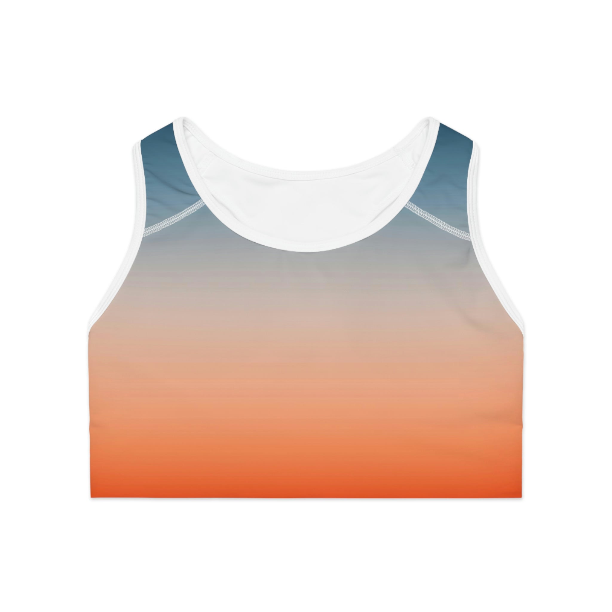 Two Tone Ombre Sports Bra